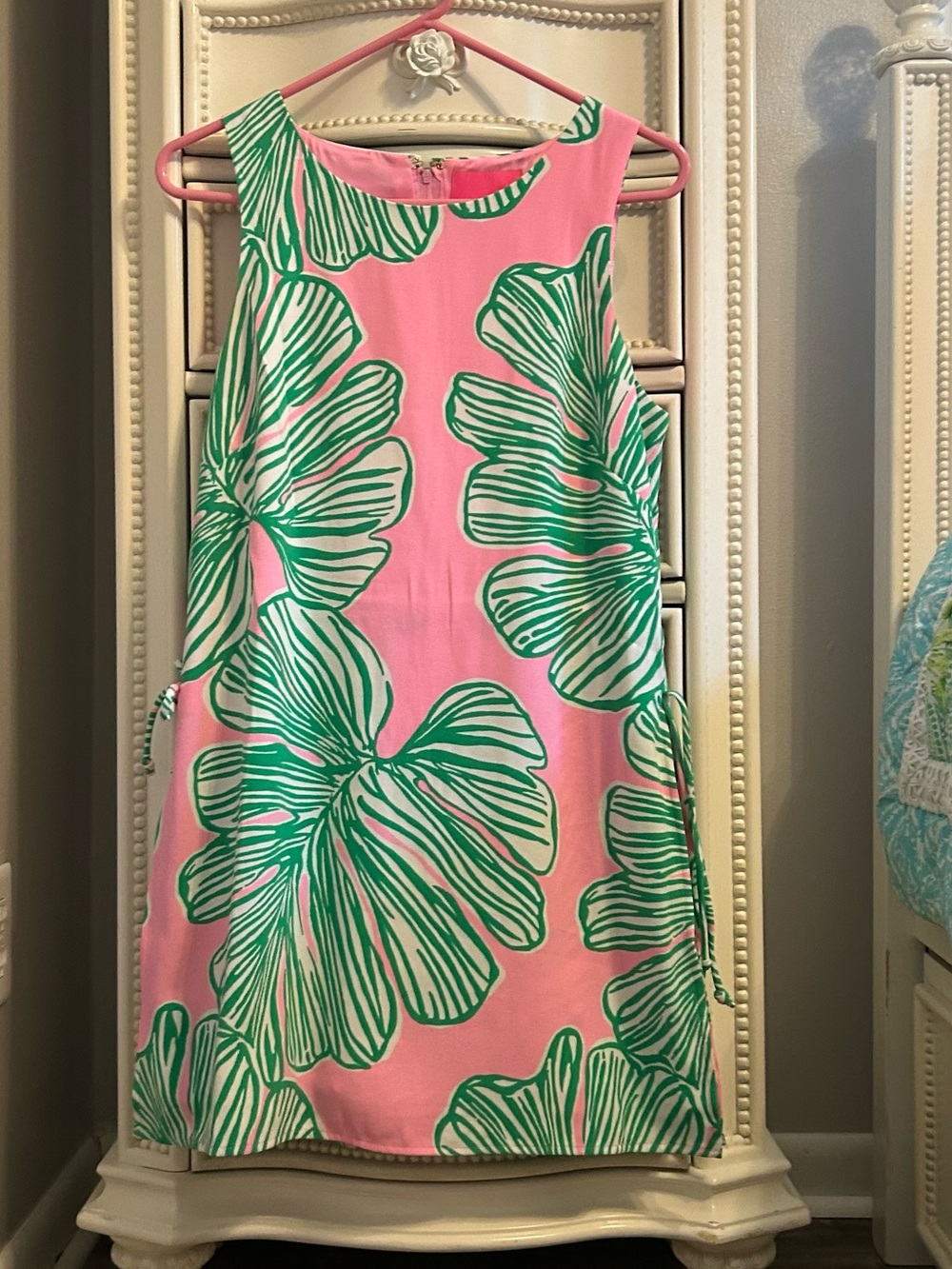 Lilly Pulitzer Donna Romper, Mandevilla Baby, Who let the fronds out, Size 6